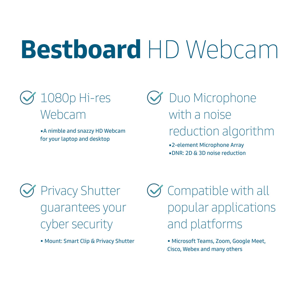 
                  
                    Bestboard® HD Webcam
                  
                