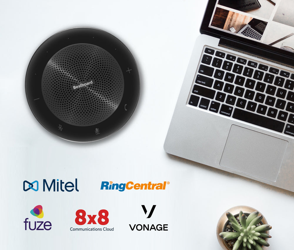 Bestboard enriches your audio experience in teleconferencing, making HD audio essential and having a crystal clear call with your remote colleagues and clients, just like you would with them in person. The plug-and-play design helps get rid of hassles